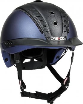 Casco Reithelm MISTRALL-2 EDITION blau/schwarz-struktur