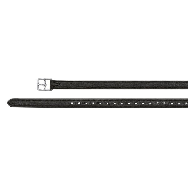 Passier Steigbügelriemen mit Nyloneinlage VELVET TOUCH 110 cm schwarz