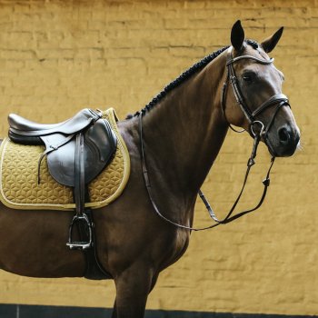 Kentucky Horsewear Schabracke VELVET senfgelb