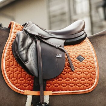 Kentucky Horsewear Schabracke VELVET orange VS