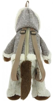 equi-kids by equithème Kinder Rucksack PFERD beige meliert