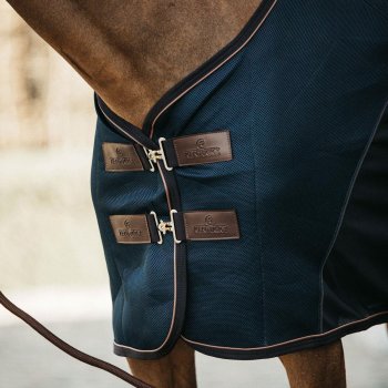 Kentucky Horsewear Fliegen-Kombi Abschwitzdecke marineblau