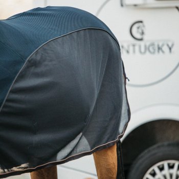 Kentucky Horsewear Fliegen-Kombi Abschwitzdecke marineblau