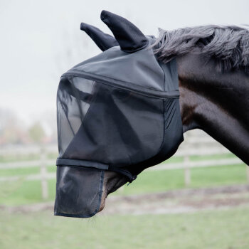Kentucky Horsewear Fliegenmaske PRO, schwarz COB