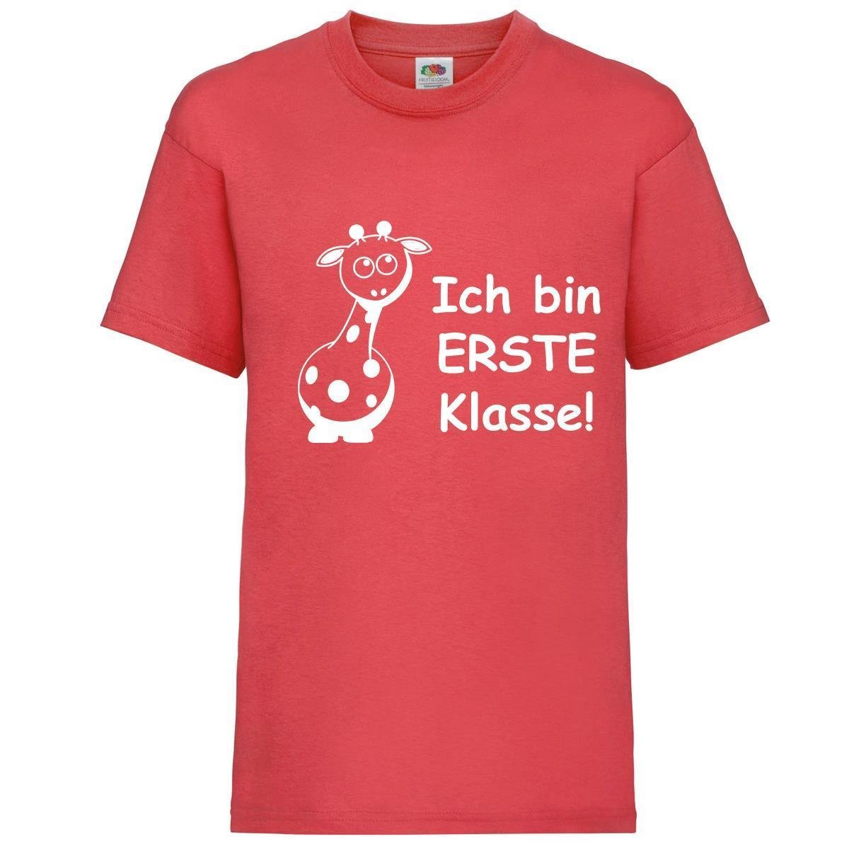 Kinder - Shirt Motiv \Ich bin ERSTE Klasse!\