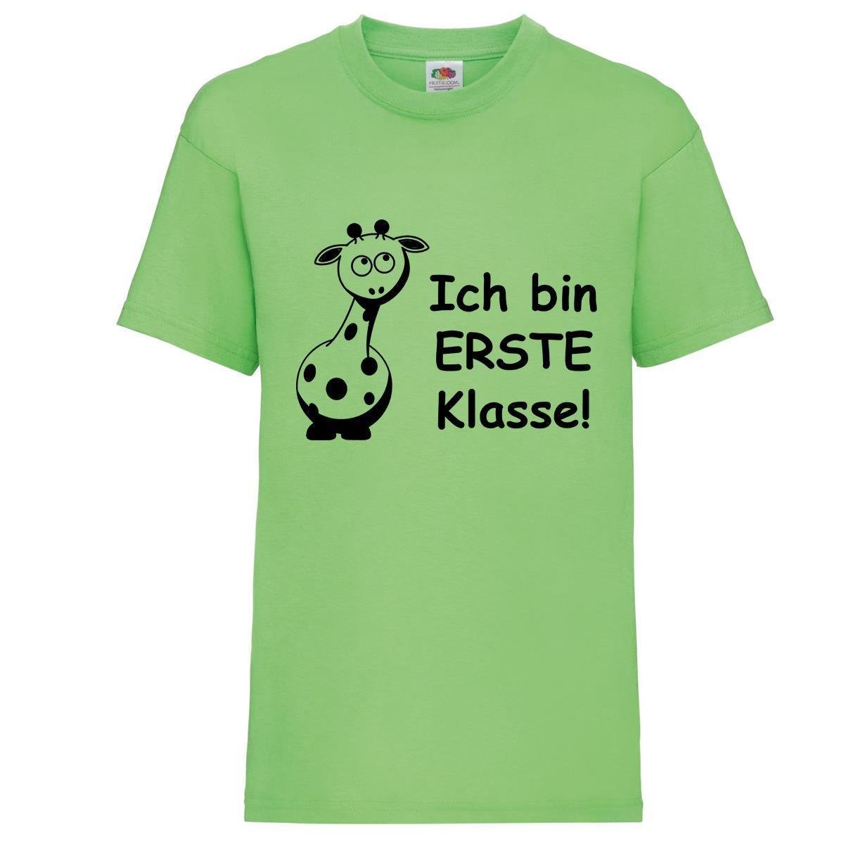 Kinder - Shirt Motiv \Ich bin ERSTE Klasse!\