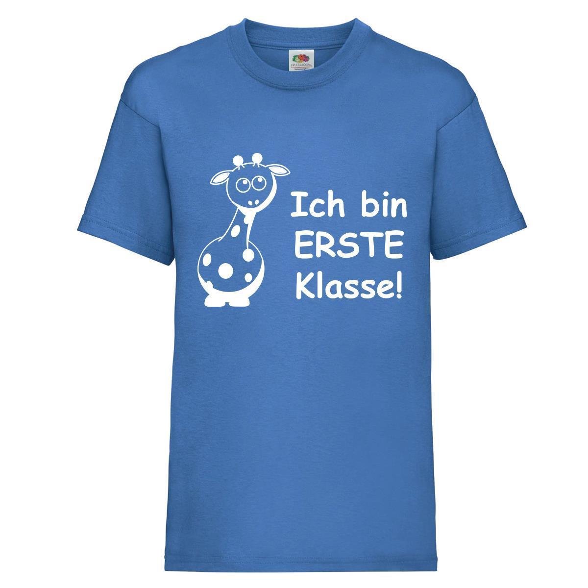 Kinder - Shirt Motiv \Ich bin ERSTE Klasse!\