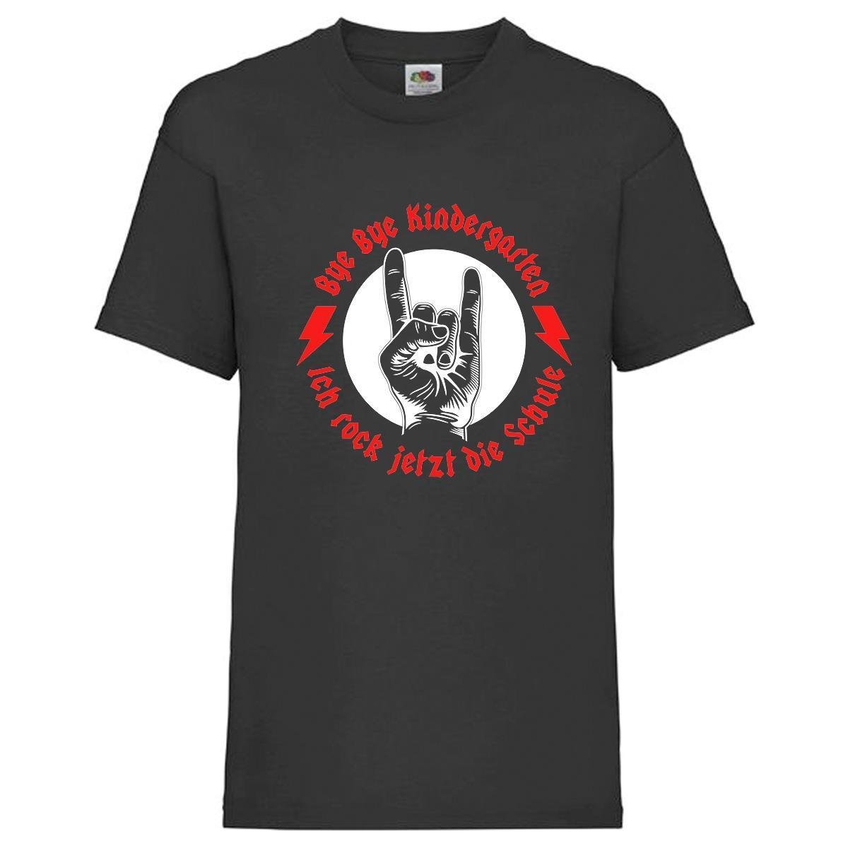 Kinder - Shirt Motiv \Ich rock jetzt die Schule\