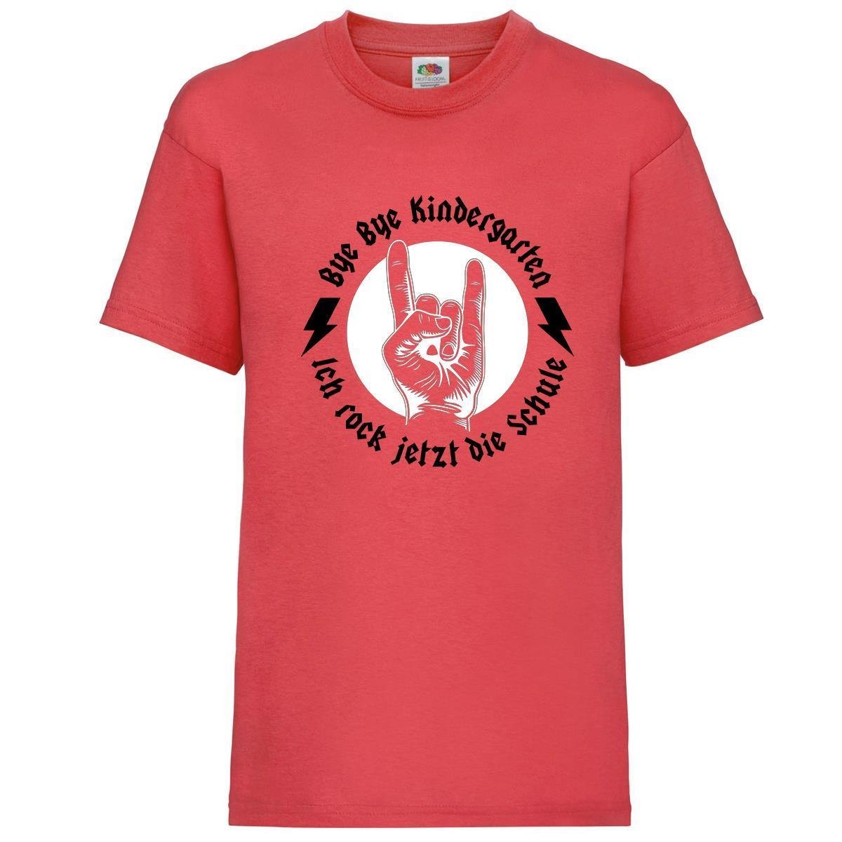 Kinder - Shirt Motiv \Ich rock jetzt die Schule\