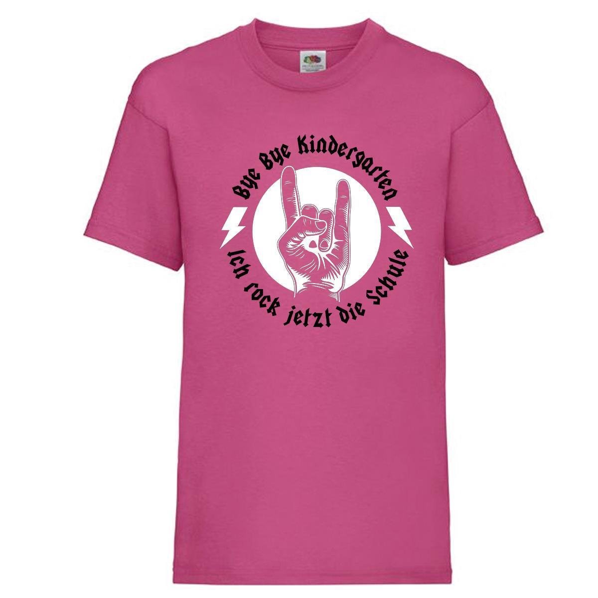 Kinder - Shirt Motiv \Ich rock jetzt die Schule\