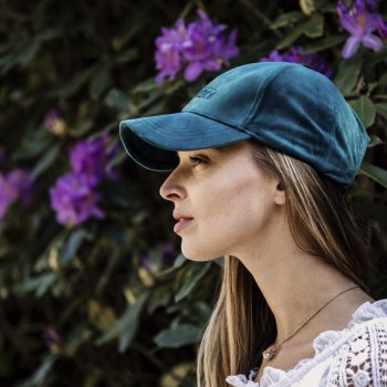 Kentucky Horsewear Baseball Cap VELVET Emerald