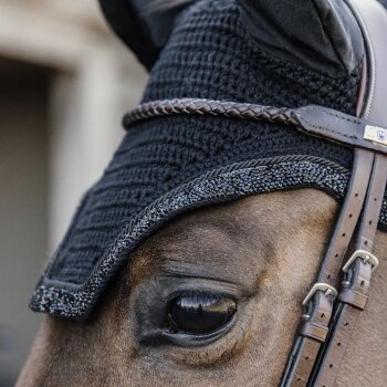 Kentucky Horsewear Fliegenhaube WELLINGTON GLITTER STONE