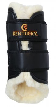 Kentucky Horsewear Arbeitsgamaschen LEATHER vorne