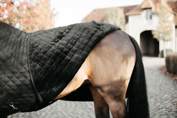 Kentucky Horsewear Turnierdecke 160g schwarz/schwarz