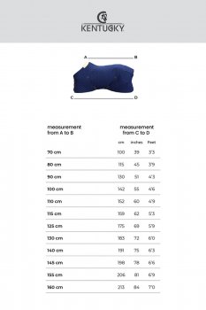 Kentucky Horsewear Führanlagendecke 160g marineblau