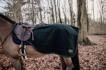 Kentucky Horsewear Ausreitdecke HEAVY FLEECE dunkelgrün L