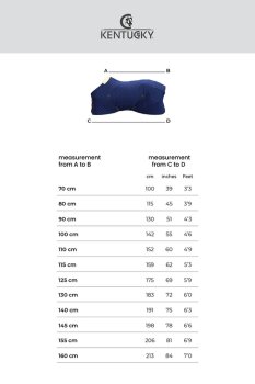 Kentucky Horsewear Winterdecke ALL WEATHER WATERPROOF CLASSIC 300g marineblau 145 cm