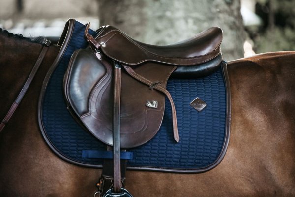 Kentucky Horsewear Schabracke COLOR EDITION LEATHER marineblau Pony