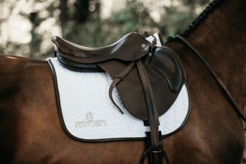 Kentucky Horsewear Schabracke LEATHER FISHBONE JUMPING