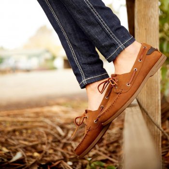 Ariat Damen Mokassins ANTIGUA, walnut