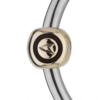 Sprenger Dynamic RS Olivenkopfgebiss mit D-förmigem Ring 14 mm doppelt gebrochen 11,5 cm