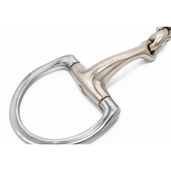 Sprenger Dynamic RS Olivenkopfgebiss mit D-förmigem Ring 14 mm doppelt gebrochen 13,5 cm