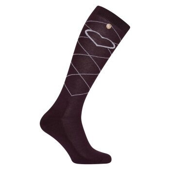 Imperial Riding Socken IRH IMPERIAL HEART bordeaux