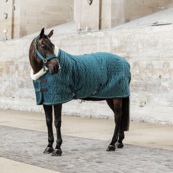 Kentucky Horsewear Turnierdecke VELVET 160g smaragd 155 cm