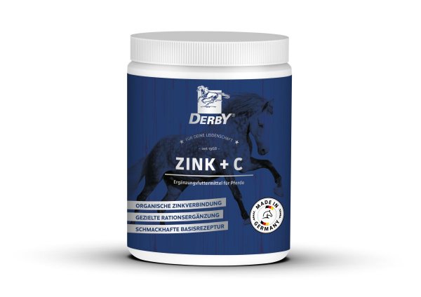 Derby Pferde-Ergänzungsfuttermittel ZINK + C 1kg Dose