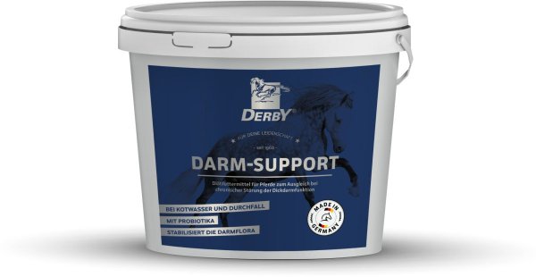 Derby Pferde-Ergänzungsfuttermittel DARM SUPPORT 3kg Eimer