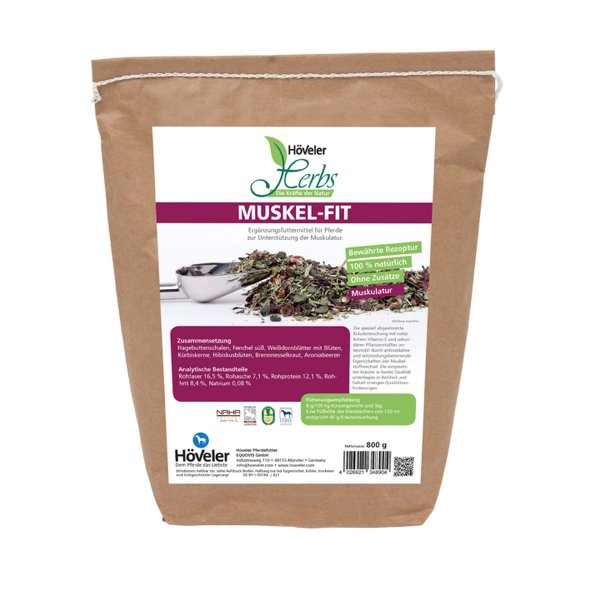 Höveler Herbs MUSKEL-FIT 800g Beutel