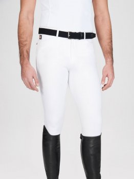 Equiline Herren Reithose Kniegrip WILLOW white