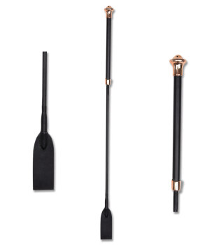 Waldhausen Springgerte Noblesse, schwarz/rosegold, 65 cm