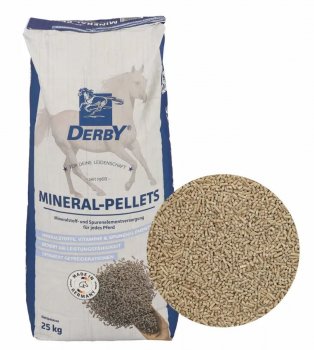 Derby Pferde-Ergänzungsfuttermittel MINERAL PELLETS 10kg Sack