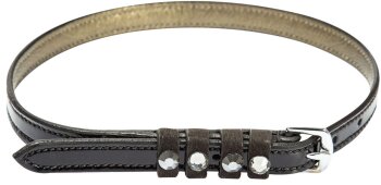 Imperial Riding Leder-Sporenriemen IRH PARDOUZ black lack metallic