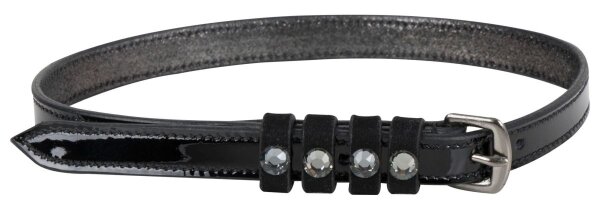Imperial Riding Leder-Sporenriemen IRH PARDOUZ black-black sparkling