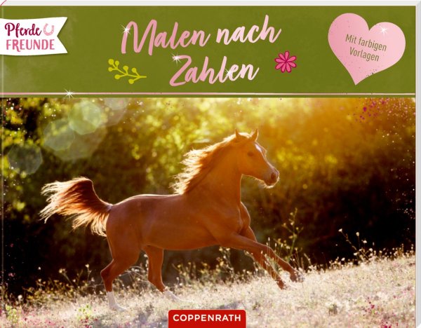 Pferdefreunde Malen nach Zahlen