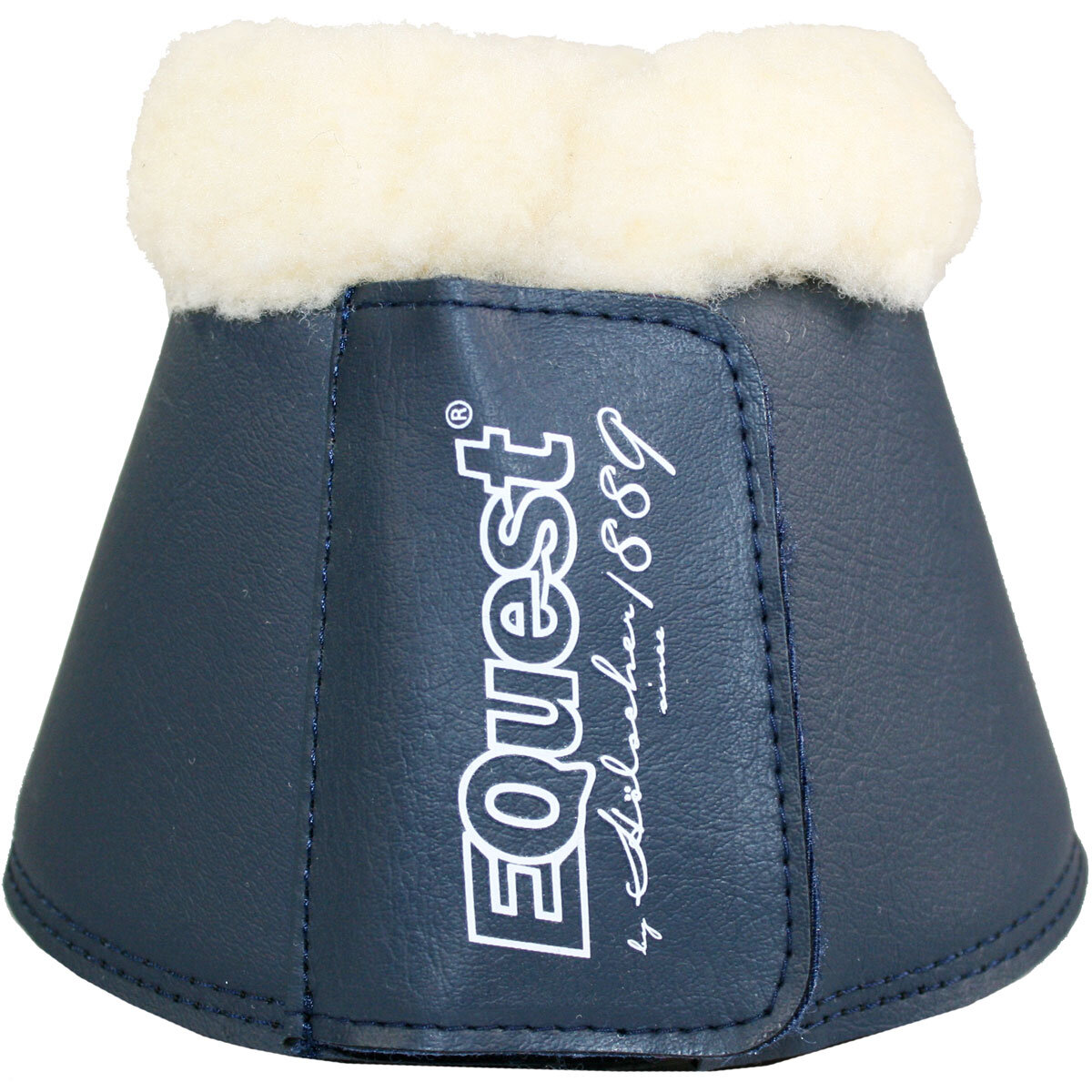 EQuest Hufglocken Soft mit Fell, navy S