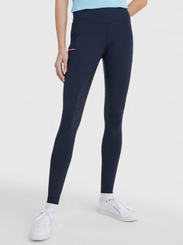 Tommy Hilfiger Damen Reitleggings Full-Grip STYLE, desert...