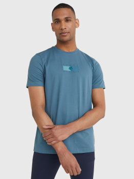 Tommy Hilfiger Herren Rundhals T-Shirt mit Print-Logo Style MERCURY MARINE