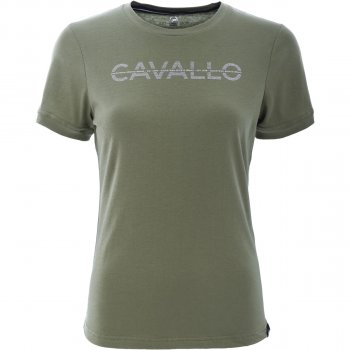 Cavallo Damen T-Shirt DENISE, green leaf