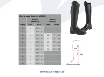 Busse Reitstiefel NORWICH braun 40 NW
