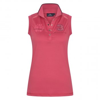 HV Polo Damen Poloshirt FAVOURITAS TECH LUXURY strawberry