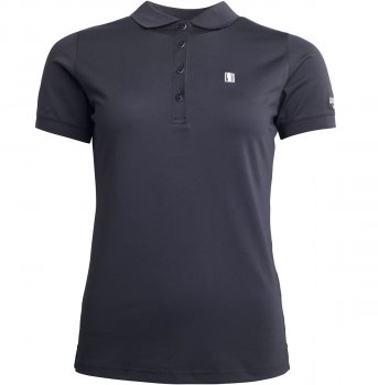 Kingsland Damen Poloshirt, black