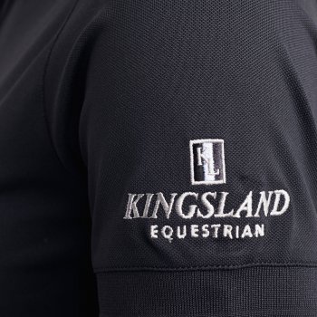 Kingsland Damen Poloshirt, black