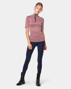 ea.St Damen Shirt SEAMLESS SHORT SLEEVE dusty rose