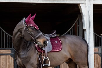 Kentucky Horsewear Schabracke VELVET bordeaux