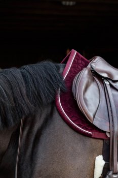 Kentucky Horsewear Schabracke VELVET bordeaux
