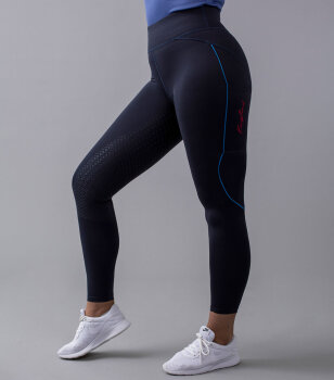Kingsland Damen Reitleggings F-Tec Vollbesatz KLkarina, navy