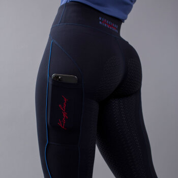 Kingsland Damen Reitleggings F-Tec Vollbesatz KLkarina, navy